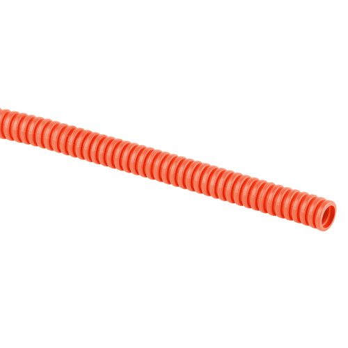 Труба ЭРА гофрированная ПНД (оранжевый) d 16мм с зонд. легкая 100м (30)  фото 2