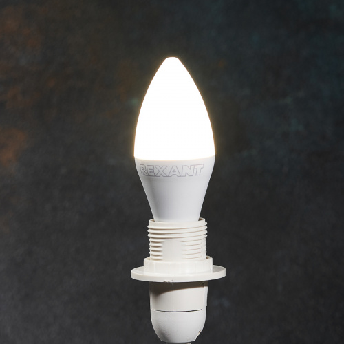 Лампа светодиодная REXANT Свеча CN 11,5 Вт E14 1093 лм 4000 K нейтральный свет (10/100) (604-028) фото 2