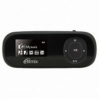 Плеер MP3 RITMIX RF-3410 4 Gb, чёрный (1/20)