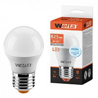 Лампа светодиодная WOLTA Шар G45 10Вт 6500К 900лм Е27 1/50 (25W45GL10E27)