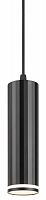 Светильник ЭРА потолочный подвесной PL19 BK MR16 GU10 цилиндр черный (1/40) (Б0058492)
