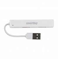 USB - Xaб Smartbuy 4 порта, белый (SBHA-408-W) (1/5)