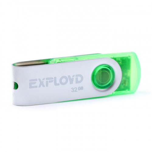 Флеш-накопитель USB  32GB  Exployd  530  зелёный (EX032GB530-G) фото 3