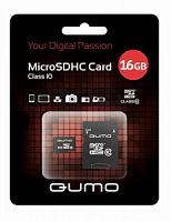 MicroSD  16GB  Qumo Class 10 без адаптера