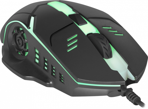 Мышь Defender Ultra Matt MB-470, черный, USB, 7 цветов подсветки, 4 кн., 800-1000dpi (1/40) (52470) фото 8