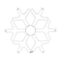 Фигура NEON-NIGHT «Снежинка» из гибкого неона NEON-NIGHT, 60х60 см, цвет свечения белый  (1/10) (501-325)