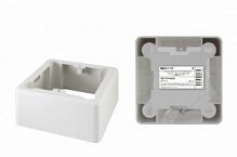 Коробка установочная ОП 85х85х42 мм, 1-местная, подъемная, белая, IP20, инд. штрихкод TDM (SQ1401-0232)