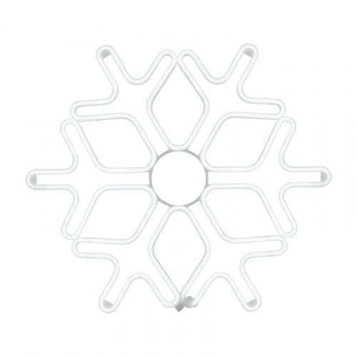Фигура NEON-NIGHT «Снежинка» из гибкого неона NEON-NIGHT, 60х60 см, цвет свечения белый  (1/10)