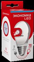 Лампа светодиодная ЭКОНОМКА ШАРИК GL45 7Вт Е14 230v 6500K (1/10/80)