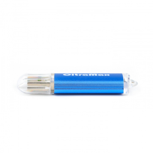 Флеш-накопитель USB  4GB  OltraMax   30  синий (OM004GB30-Bl) фото 3