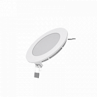 Светильник светодиодный GAUSS "Даунлайт" круг белый GAUSS IP20 6W 4100K 1/20 (939111206)