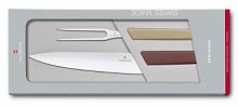 Набор кухонных ножей Victorinox Swiss Modern, вилка, ассорти (подар. коробка)