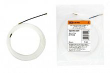 Нейлоновая кабельная протяжка НКП диаметр 3мм длина 20м с наконечниками (белая) TDM (1/5/20)