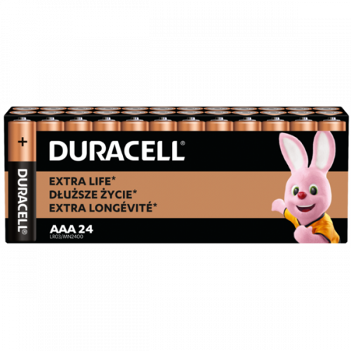 Элемент питания DURACELL  LR03  BOX24 BASIC  (24) (5000394160118)