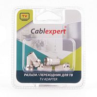 F Коннектор Cablexpert SPL6-01, 18mm, для кабеля RG6, 5шт