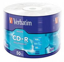 Диск VERBATIM CD-R 80 (52х) Shrink (50) (600) DataLife