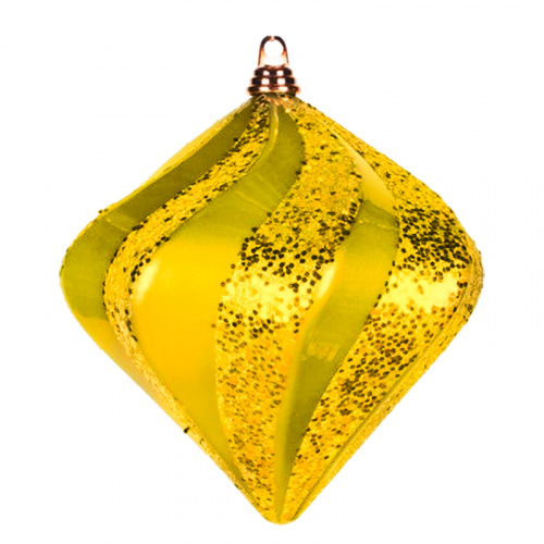 Фигура елочная  NEON-NIGHT "Алмаз", 15 см, цвет золотой (6/36) (502-161)