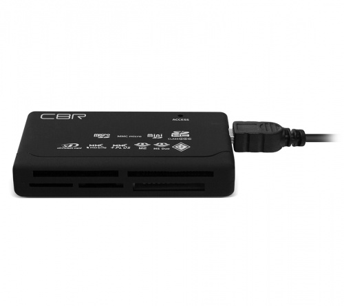 Картридер CBR CR-455 USB 2.0, All-in-one, SDHC, черный  (CR 455) фото 3