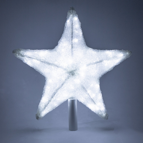 Фигура акриловая светодиодная NEON-NIGHT "Звезда" 50см. без трубы, но с кольцом, 160 светодиодов, белая (1/1)