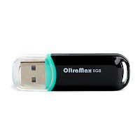 Флеш-накопитель USB  8GB  OltraMax  230  чёрный (OM-8GB-230-Black)