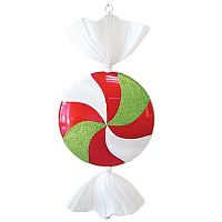 Фигура елочная  NEON-NIGHT "Леденец", 102 см, цвет белый, красный и зеленый (2/2)