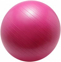Фитбол FitFun FB75 75см, с насосом, розовый  (1/10) (20131)