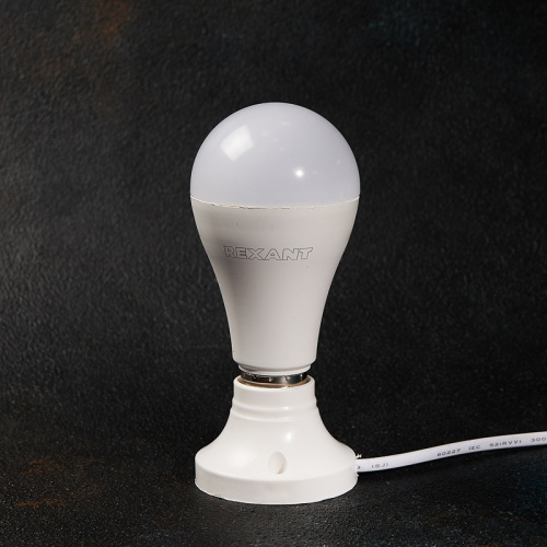 Лампа светодиодная REXANT Груша A80 25,5 Вт E27 2423 лм 2700 K теплый свет (10/50) (604-015) фото 6