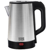 Чайник Homestar HS-1041 (1,8 л) стальной, черный (1/12) (105220)