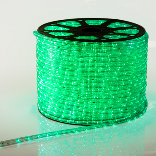 Дюралайт NEON-NIGHT LED, постоянное свечение (2W) - зеленый Эконом 24 LED/м , бухта 100м (100/100) фото 7