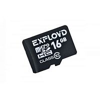 Карта памяти MicroSD  16GB  Exployd Class 10 без адаптера (EX0016GCSDHC10-W/A-AD)