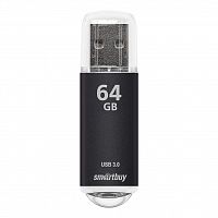 USB 3.0  64GB  Smart Buy  V-Cut  чёрный