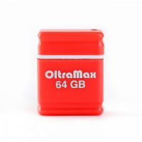 Флеш-накопитель USB  64GB  OltraMax   50  оранжевый/красный (OM-64GB-50-Orange Red)