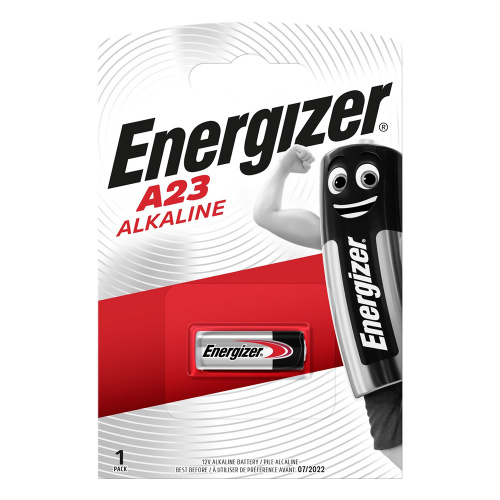 Элемент питания ENERGIZER  A23  Alkaline  (1бл)  (10/80) (7638900083057)