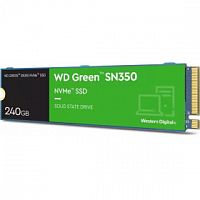Внутренний SSD  WD  240GB, PCIe x4, R/W - 2400/900 MB/s, (M.2), 2280, TLC 3D NAND, зелёный