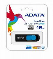 USB 3.0  16GB  A-Data  UV128  чёрный/синий