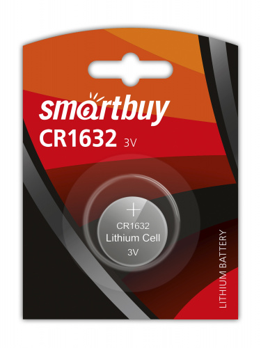 Элемент питания SMARTBUY CR 1632 BL1 (12/720) (SBBL-1632-1B)