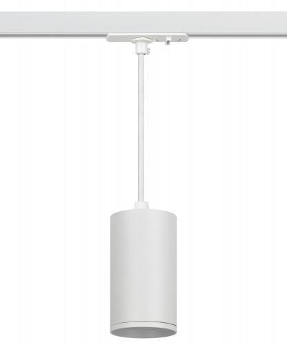 Трековый светильник однофазный ЭРА TR45 - GU10 S WH подвесной 52*100 под лампу MR16 белый (1/50) (Б0054181) фото 2
