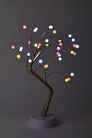 Фигурка ЭРА ЕGNID - 36M дерево с разноцветными жемчужинами 36 LED (1/24) (Б0051948)