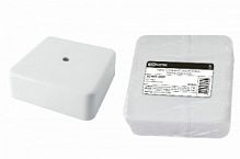 Коробка распаячная КР 50х50х20 ОП белая, IP40, инд. штрихкод TDM (SQ1401-0901)