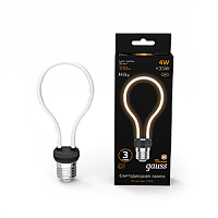 Лампа светодиодная GAUSS Filament Artline А72 4W 330lm 2700К Е27 milky 1/10/100 (1004802104)