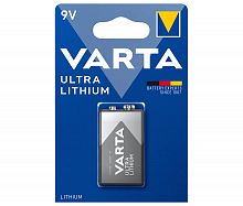 Элемент питания VARTA  6LR61 ULTRA LITHIUM 9V (1 бл)  (10/50) (06122301401)