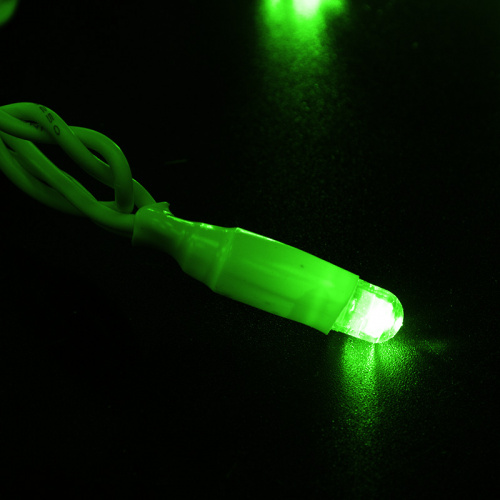 Гирлянда NEON-NIGHT Нить 10м, с эффектом мерцания, белый ПВХ, 24В, цвет: Зелёный (1/0) (305-234) фото 2