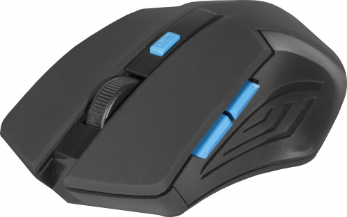 Беспроводная мышь DEFENDER Accura MM-275, 6 кнопок, 800-1600 dpi, USB, синий (1/40) (52275) фото 7