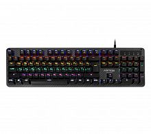 Клавиатура механическая игровая  CBR KB 884 Armor, USB,104 кл.,свитчи Outemu Blue,Anti-Ghosting,N-key rollover,подсветка, черный (1/10)
