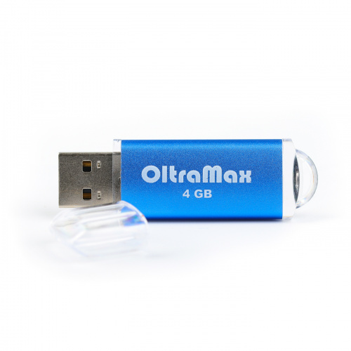 Флеш-накопитель USB  4GB  OltraMax   30  синий (OM004GB30-Bl) фото 2