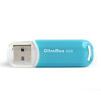 Флеш-накопитель USB  8GB  OltraMax  230  стальной синий (OM-8GB-230-St Blue)
