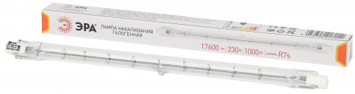 Лампа ЭРА галогенная J189-1000W-R7s-230V R7s 1000Вт трубка теплый белый свет (1/500) (Б0048496)