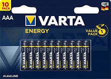 Элемент питания VARTA  LR03 ENERGY (10 бл)  (10/200) (04103229491)