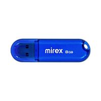 Флеш-накопитель USB  8GB  Mirex  CANDY  синий  (ecopack) (13600-FMUCBU08)