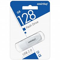 Флеш-накопитель USB  128GB  Smart Buy  Scout  белый (SB128GB2SCW)